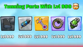 😵 TUNING PARTS WITH 999 LVL GAMEPLAY !!! - Hill Climb Racing 2