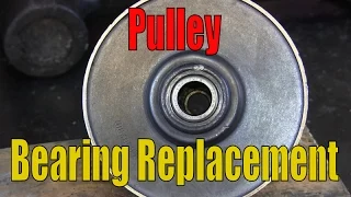 Rear Driven Pulley Bearing Replacement : Scooter CVT Clutch