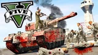 УГНАЛИ ТАНК И ОСТАВИЛИ УМИРАТЬ! ЗОМБИ АПОКАЛИПСИС В GTA 5! День 17 (МОДЫ ГТА 5)