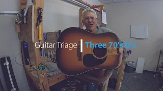 Triage:  Three 70's Martin D's.