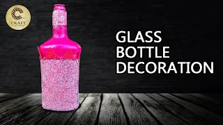 Simple Beginners Bottle Decoration│Bottle Art Simple Designs│Home Decor Bottles