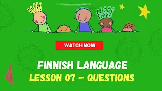 Finnish question words | Finnish language 2023 | Question words in finnish | Finnish fast learning