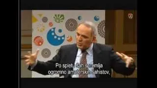 Kasparov in  MMC Slovenian TV - (II)