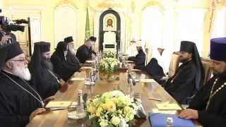 Патриарх Кирилл встретился с делегацией Грузинской Православной Церкви