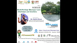 World Heritage Dhamapur Lake - Challenges and Solutions