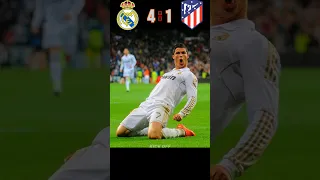 Real Madrid 🆚️ Atletico Madrid | (4-1) Match | Highlights #shorts #football #youtube #ronaldo #messi