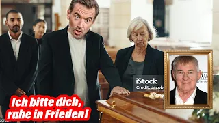 FLORIAN SILBEREISEN SINGT BEI DER BEERDIGUNG VON HEINZ HOENIG: ICH BITTE DICH, RUHE IN FRIEDEN!