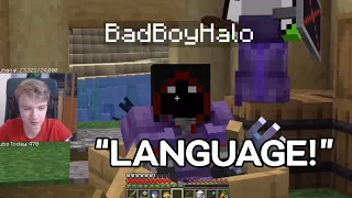 TOMMY & DREAM DON'T STOP SWEARING at BADBOYHALO! (FUNNY)