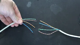 How to splice Lan Ethernet cables ENG SUB