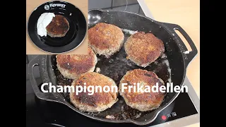 Champignon Frikadellen mit leckerem Knoblauch Dip