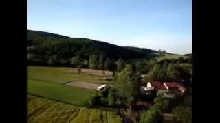 Fpv rc flight with prop failure