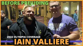 "Break the Orlando Curse!" Iain Valliere LIVE INTERVIEW before 2022 IFBB Olympia Prejudging