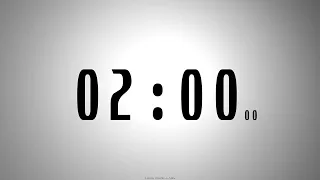 2 minutes COUNTDOWN TIMER with voice announcement every minute
