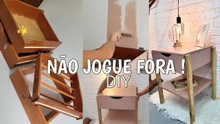 DIY : MOVEL FEITO COM GAVETAS VELHAS | FICOU LINDA ✨️💡 NÃO  JOGUE FORA !