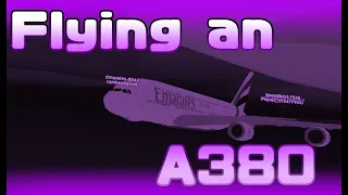 Flying an A380 From Greater Rockford to Izolirani. In Roblox Pilot Training Flight Simulator