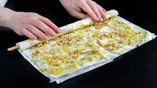 Lecker wie Baklava - ein Dessert aus Filoteig und Walnüssen!