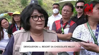 Resort na itinayo sa Chocolate Hills sa Bohol, posibleng maharap sa demolisyon | 24 Oras