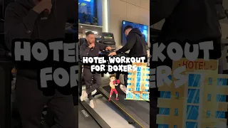 HOTEL WORKOUT for BOXERS 🔥 #boxing #boxingtraining #learntobox #shorts #viral