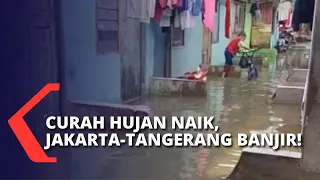 Banjir hingga 30-50 CM! Hujan Deras Rendam Sejumlah Titik di Jakarta & Tangerang