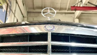 Регулировка углов установки колёс на Mercedes C204.