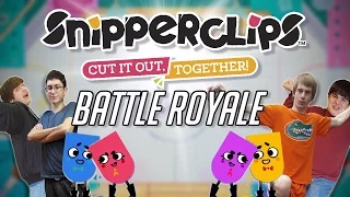 Snipperclips Battle Royale! Blitz Mode Funny Moments!! (Nintendo Switch Gameplay)