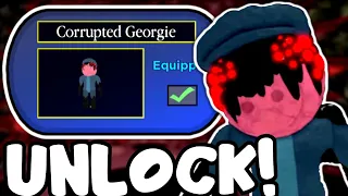 How to UNLOCK CORRUPTED GEORGIE in PIGGY! (Book 2 but it's 100 Players)