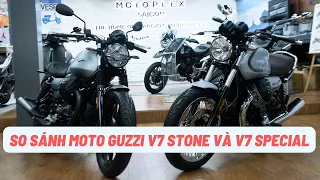 Moto Guzzi V7 Stone and V7 Special Comparison