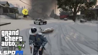 GTA 5 LSPDFR Police Mod Ep 57 | Alaska State Trooper Patrol | Tornado Strikes During Snow Storm