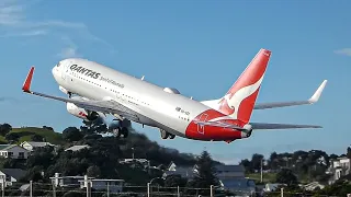 A Ton of Plane Spotting Action at Wellington Airport Including 737 Max, King Air's, and Jetstream 32