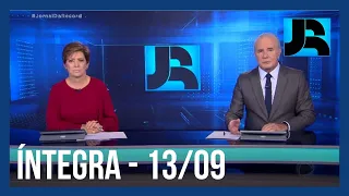 Assista à íntegra do Jornal da Record | 13/09/2021