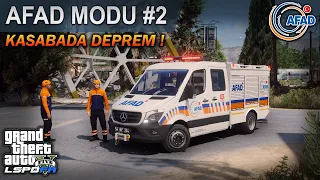 KASABADA BÜYÜK DEPREM ! | GTA 5 AFAD MODU #2 | LSPDFR