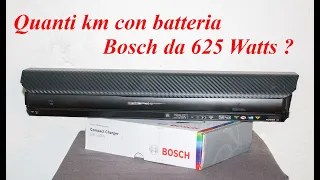 Test di Durata della batteria 625 watts Bosch