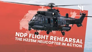 NDP flight rehearsal: The H225M helicopter in action