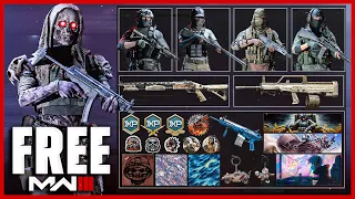 75+ FREE Rewards to Unlock in MW3! (FREE Skins, Blueprints, Charms, Decals & More)