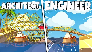 Engineering SUPER EFFICIENT BRIDGES in Poly Bridge 2!