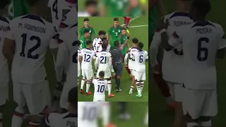 Angry Moments In Football 🤬 - USA vs Mexico