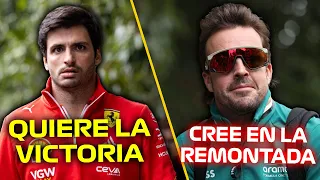 SAINZ WILL FIGHT FOR THE WIN | ALONSO FEELS HE CAN COME BACK