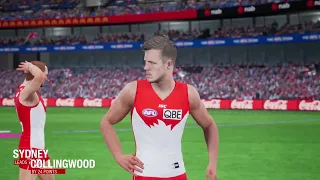 AFL Sydney VS Collingwood Highlights Preliminary Final 2022 AFL Evolution 2