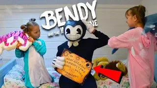 БЕНДИ ИСПОРТИЛ ПИЖАМНУЮ ВЕЧЕРИНКУ! ПАПА СТАЛ как БЕНДИ?! Bendy and the Ink Machine