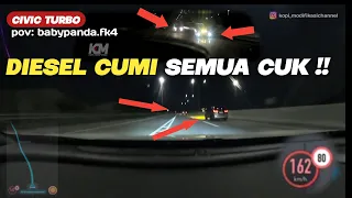 GEMPURAN CUMI-CUMI DARAT SEPANJANG JALAN TOL || DIESEL FUN RUN