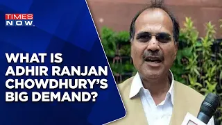 Adhir Ranjan Chowdhury Wants Debate On Rahul Gandhi's Lok Sabha Disqualification | Congress News