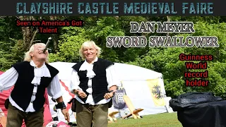 Dan Meyer - Sword Swallower --2022 Clayshire Castle  Medieval Faire