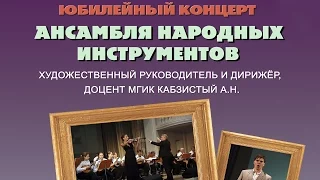 Юбилейный концерт ансамбля народных инструментов