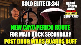 NEW Cayo Perico Heist SOLO ELITE Route Guide | Post Drug Wars DLC | Main Dock Loot Under 9 Minutes