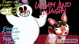 Wishy And Washy - Fight or Flight but Starved Frosty and Rudolph - Fnf cover.