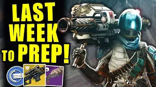 Destiny 2: 30th Anniversary Prep Guide (WATCH BEFORE DEC. 7th!) - Huge Tips!