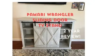 Pamari Wrangler Sliding Barn Door TV Stand - REVIEW!