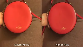 Honor play vs mi A2 low light camera test