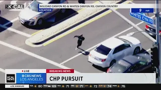 Driver tries to runaway after brief pursuit in Canyon Country