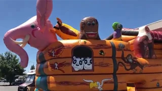 Lot # 150: NOAH'S ARK INFLATABLE OBSTACLE COURSE